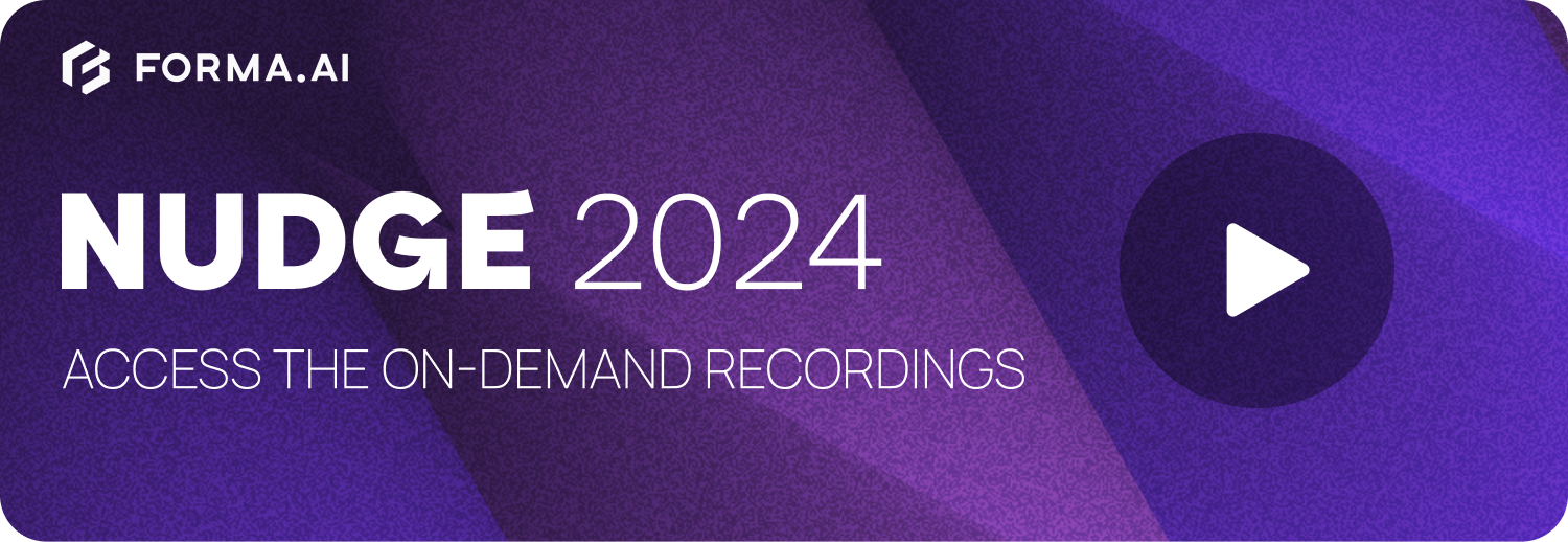Access the on-demand recordings from Nudge '24